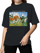 Van Gogh Rural Landscape Art Women's T-shirt