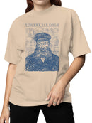 Van Gogh Postman Sketch Art Women's T-shirt