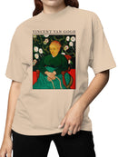 Madame Roulin with Flowers Portrait Women's T-shirt