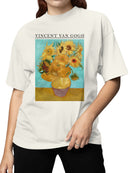 Sunflowers in a Vase by Van Gogh Women's T-shirt