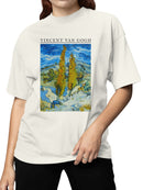 Vincent van Gogh Cypress Landscape Women's T-shirt