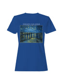 Starry Night Over the Rhône Art Women's T-shirt
