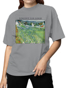 Vincent van Gogh Landscape Masterpiece Women's T-shirt