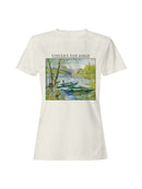 Van Gogh River Landscape Art Women's T-shirt