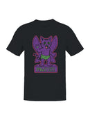 Pawzuzu Winged Cat Illustration Men's T-shirt