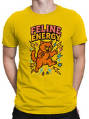 Feline Energy: Fierce Cat Power Men's T-shirt