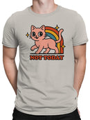 Retro Cat "Not Today" Graphic Men's T-shirt