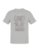 Winged Cat Demon "Pawzuzu" Design Men's T-shirt