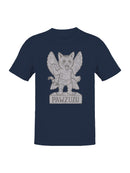 Winged Cat Demon "Pawzuzu" Design Men's T-shirt
