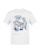 Coping Cat Therapy Humor Art Men's T-shirt