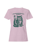 Unapologetically Myself Cat Art Women's T-shirt