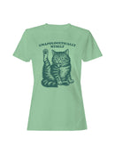 Unapologetically Myself Cat Art Women's T-shirt