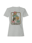 Yee Haw Cat Cowboy Graphic Women's T-shirt