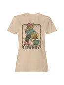 Yee Haw Cat Cowboy Graphic Women's T-shirt