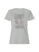 Winged Cat Demon "Pawzuzu" Design Women's T-shirt