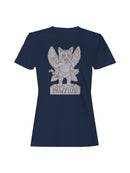 Winged Cat Demon "Pawzuzu" Design Women's T-shirt