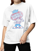 Officially Licensed Dubble Bubble Retro Cartoon Graphic Women's T-shirt