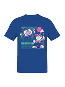 Officially Licensed Dubble Bubble Fun with Gum Design Men's T-shirt
