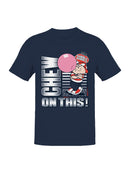 Officially Licensed Dubble Bubble Chew On This Bubble Fun Men's T-shirt