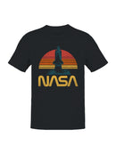 Officially Licensed Nasa Retro Space Shuttle Launch Men's T-shirt
