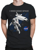 Officially Licensed Nasa I Need Some Space - Astronaut Men's T-shirt