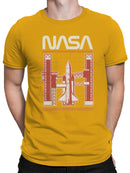 Officially Licensed Nasa Space Shuttle Design Men's T-shirt
