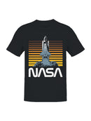 Officially Licensed Nasa Space Shuttle Retro Men's T-shirt