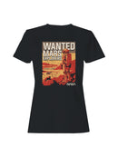 Officially Licensed Nasa Wanted Mars Explorers Poster Women's T-shirt