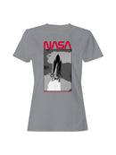 Officially Licensed Nasa Space Shuttle Launch Poster Women's T-shirt