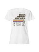 Officially Licensed Nasa Retro Space Shuttle Program Women's T-shirt
