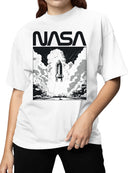 Officially Licensed Nasa Rocket Launch Women's T-shirt
