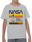 Officially Licensed Nasa Vintage Space Shuttle Youth's T-shirt