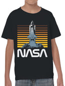 Officially Licensed Nasa Space Shuttle Retro Youth's T-shirt