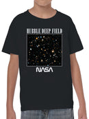 Officially Licensed Nasa Hubble Deep Field Image Youth's T-shirt
