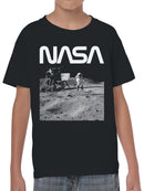 Officially Licensed Nasa Moon Landing Astronaut Youth's T-shirt
