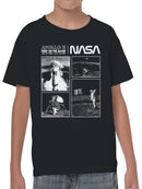 Officially Licensed Nasa Apollo 11 First Moon Landing Tribute Youth's T-shirt