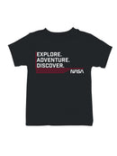 Officially Licensed Nasa Explore Adventure Youth's T-shirt
