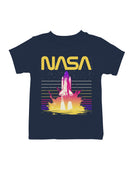 Officially Licensed Nasa Retro Space Shuttle Blast Youth's T-shirt