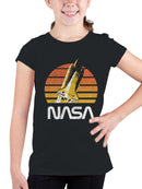 Officially Licensed Nasa Space Shuttle Retro Graphic Youth's T-shirt