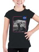 Officially Licensed Nasa Moon Landing Commemorative Design Youth's T-shirt