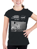 Officially Licensed Nasa Moon Mission Commemoration 1958 Youth's T-shirt
