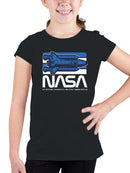 Officially Licensed Nasa Space Shuttle Retro Design Youth's T-shirt