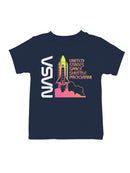Officially Licensed Nasa Vintage Space Shuttle Launch Youth's T-shirt