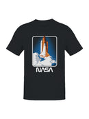 Officially Licensed Nasa Space Shuttle Launch Graphic Men's T-shirt