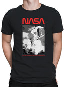 Officially Licensed Nasa Space Shuttle Launch Art Men's T-shirt
