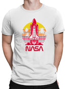 Officially Licensed Nasa Retro Space Shuttle Men's T-shirt
