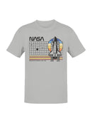 Officially Licensed Nasa Vintage Space Shuttle Tribute Men's T-shirt