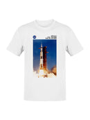 Officially Licensed Nasa Saturn V Rocket Launch Men's T-shirt