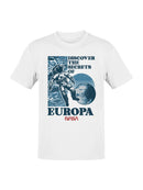 Officially Licensed Nasa Discover Europa's Secrets Men's T-shirt