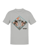 Officially Licensed Nasa Retro Space Shuttle Design Men's T-shirt